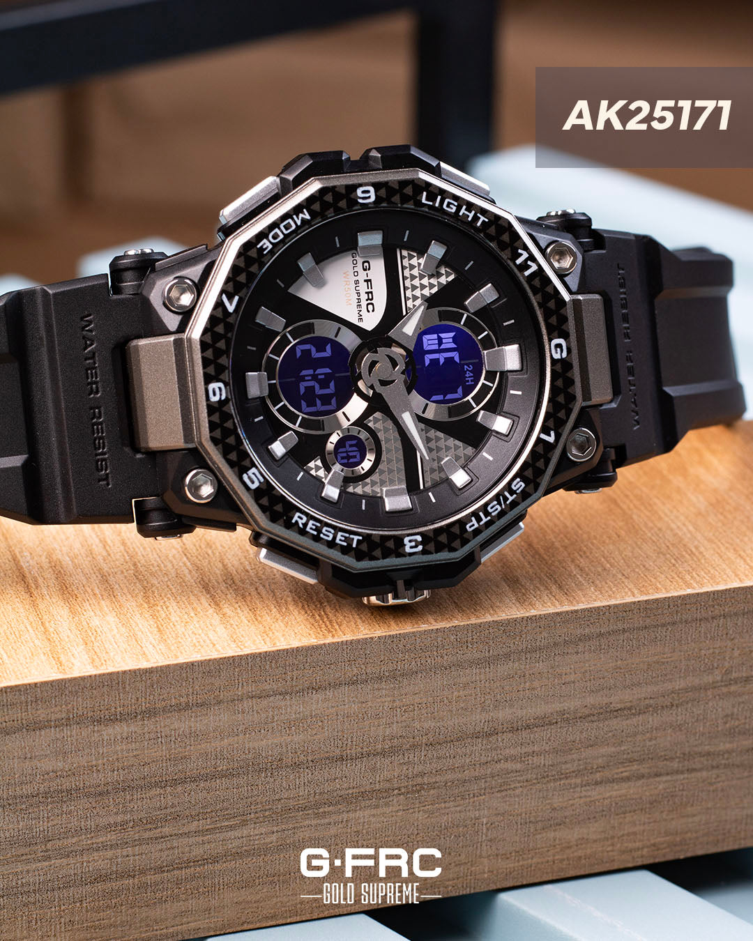 Reloj G-FORCE GOLD AK25171 Resina para hombre