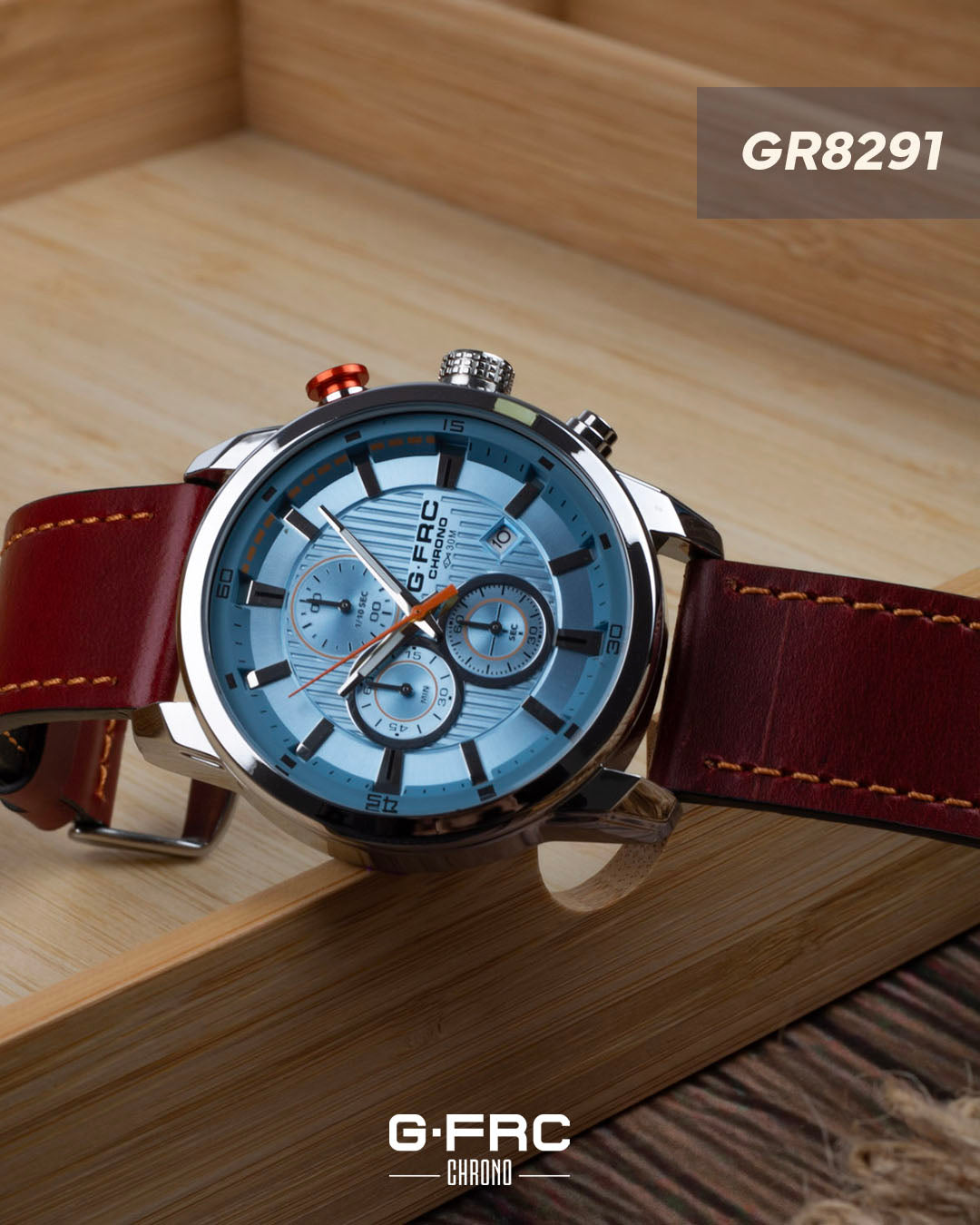 Reloj G-FORCE CHRONO GR8291 Pulso en Cuero para hombre