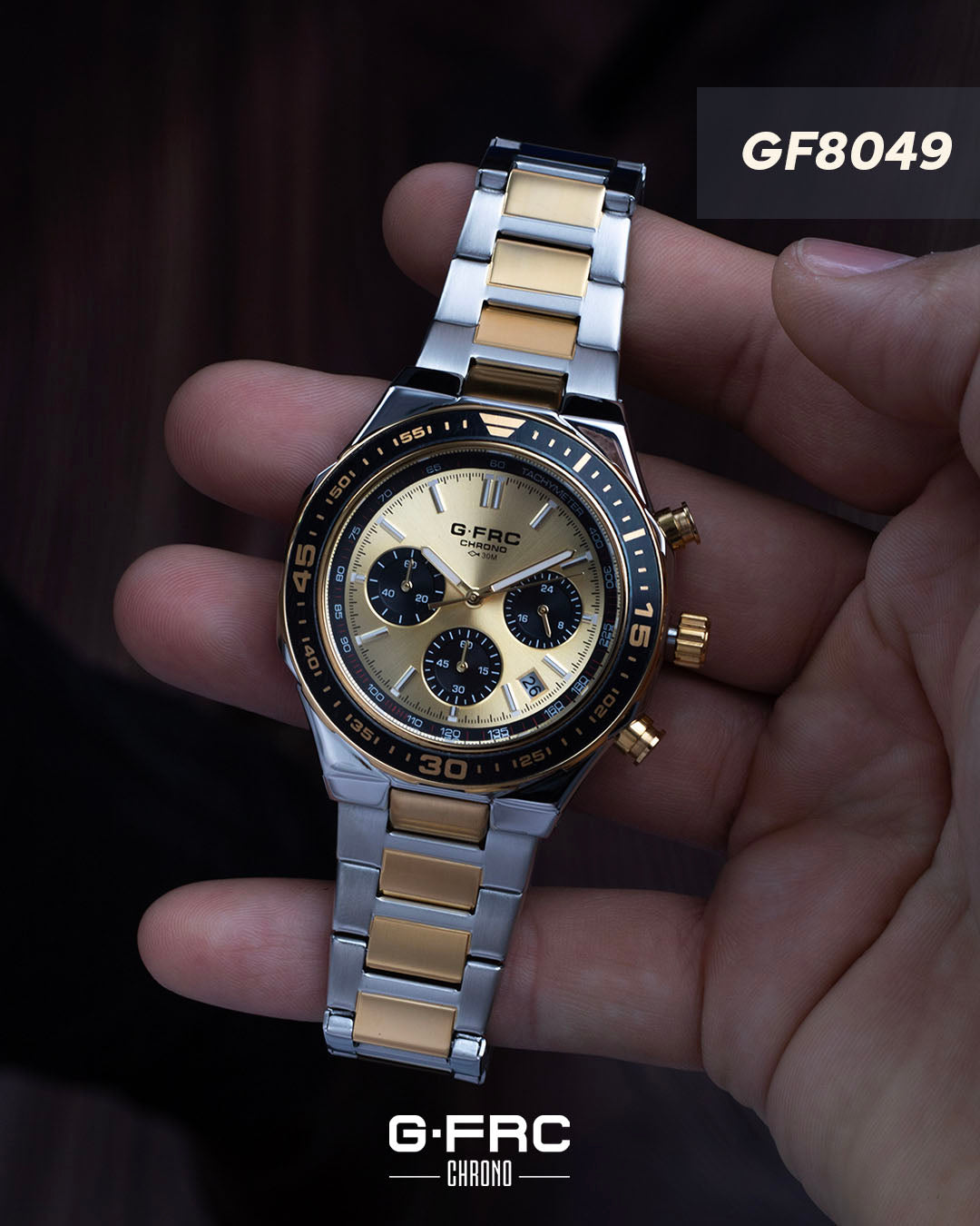 Reloj G-FORCE CHRONO GF8049 Pulso en Acero Inoxidable para hombre