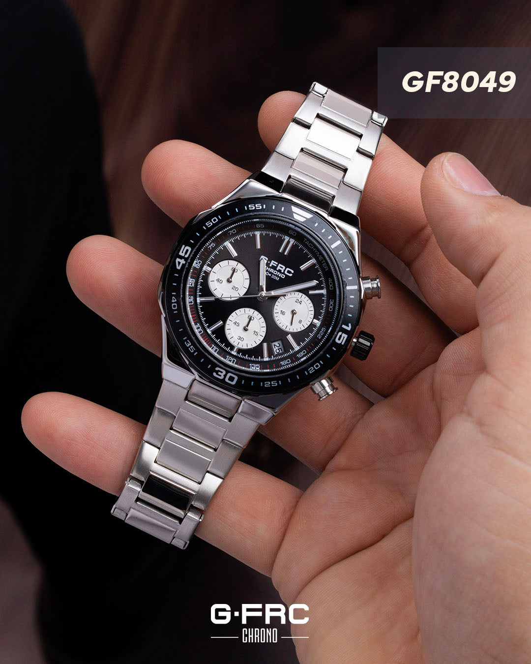 Reloj G-FORCE CHRONO GF8049 Pulso en Acero Inoxidable para hombre