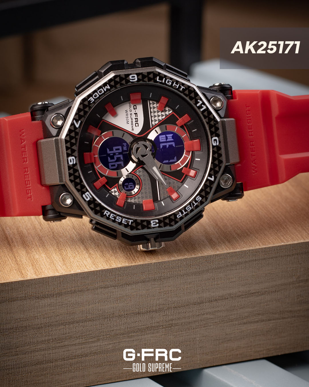 Reloj G-FORCE GOLD AK25171 Resina para hombre