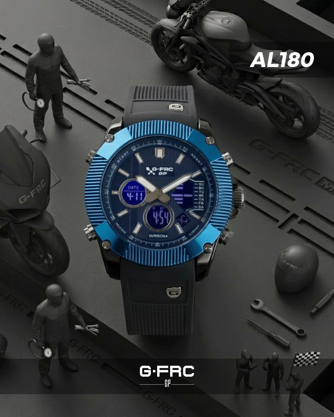 Reloj G-FORCE GP Plástico AL180 para hombre