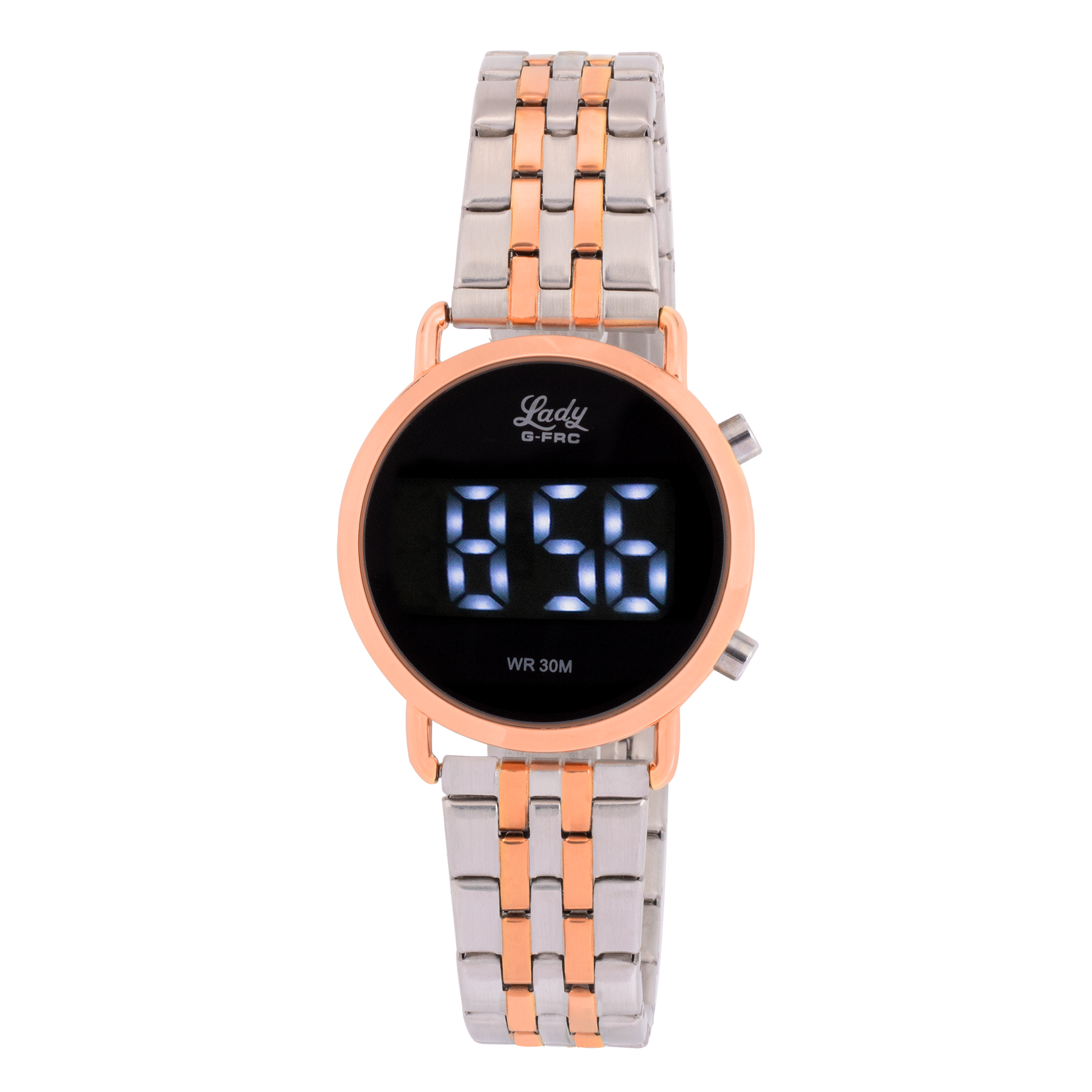 Reloj G-FORCE AL207 Led pulso metálico para mujer