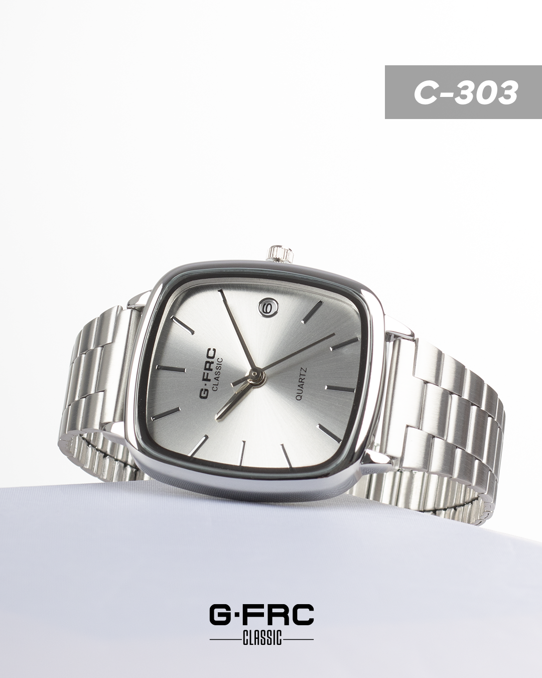 Reloj G-FORCE CLASSIC C303 con pulso inoxidable para hombre