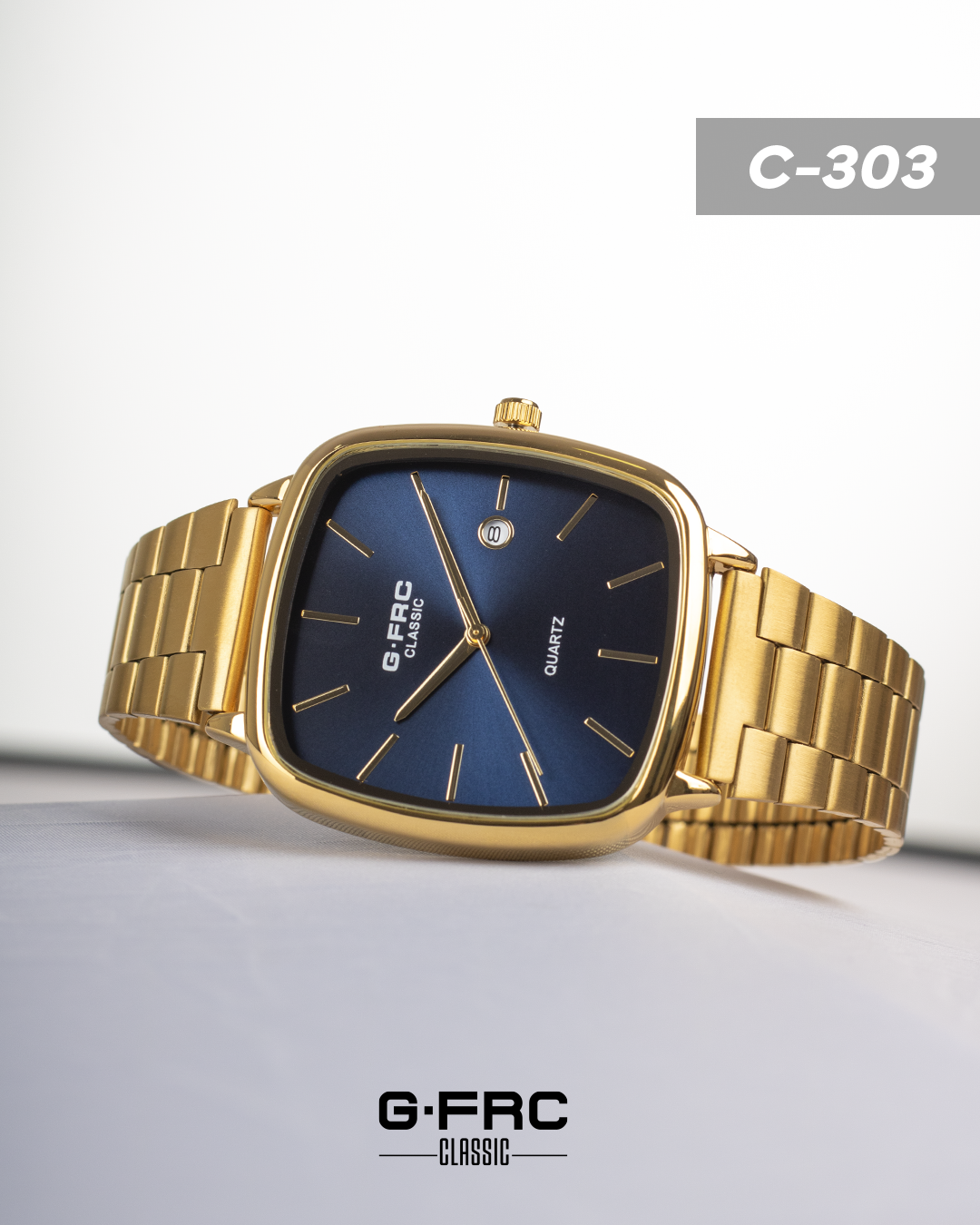 Reloj G-FORCE CLASSIC C303 con pulso inoxidable para hombre