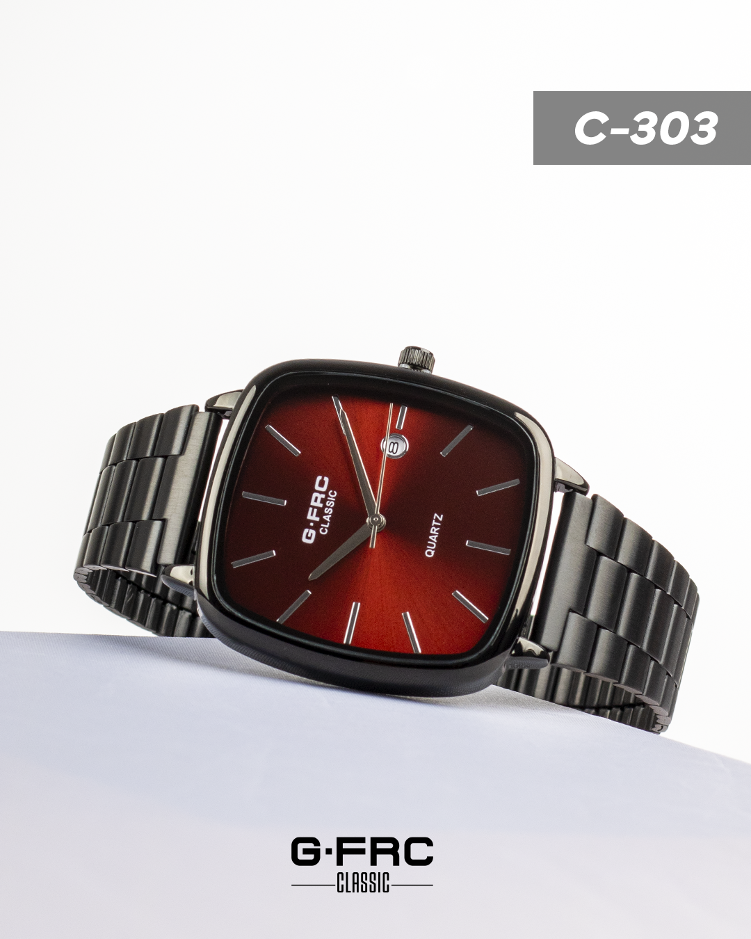 Reloj G-FORCE CLASSIC C303 con pulso inoxidable para hombre