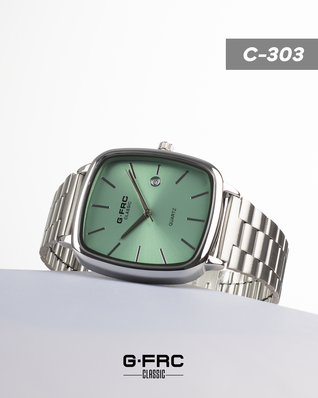 Reloj G-FORCE CLASSIC C303 con pulso inoxidable para hombre