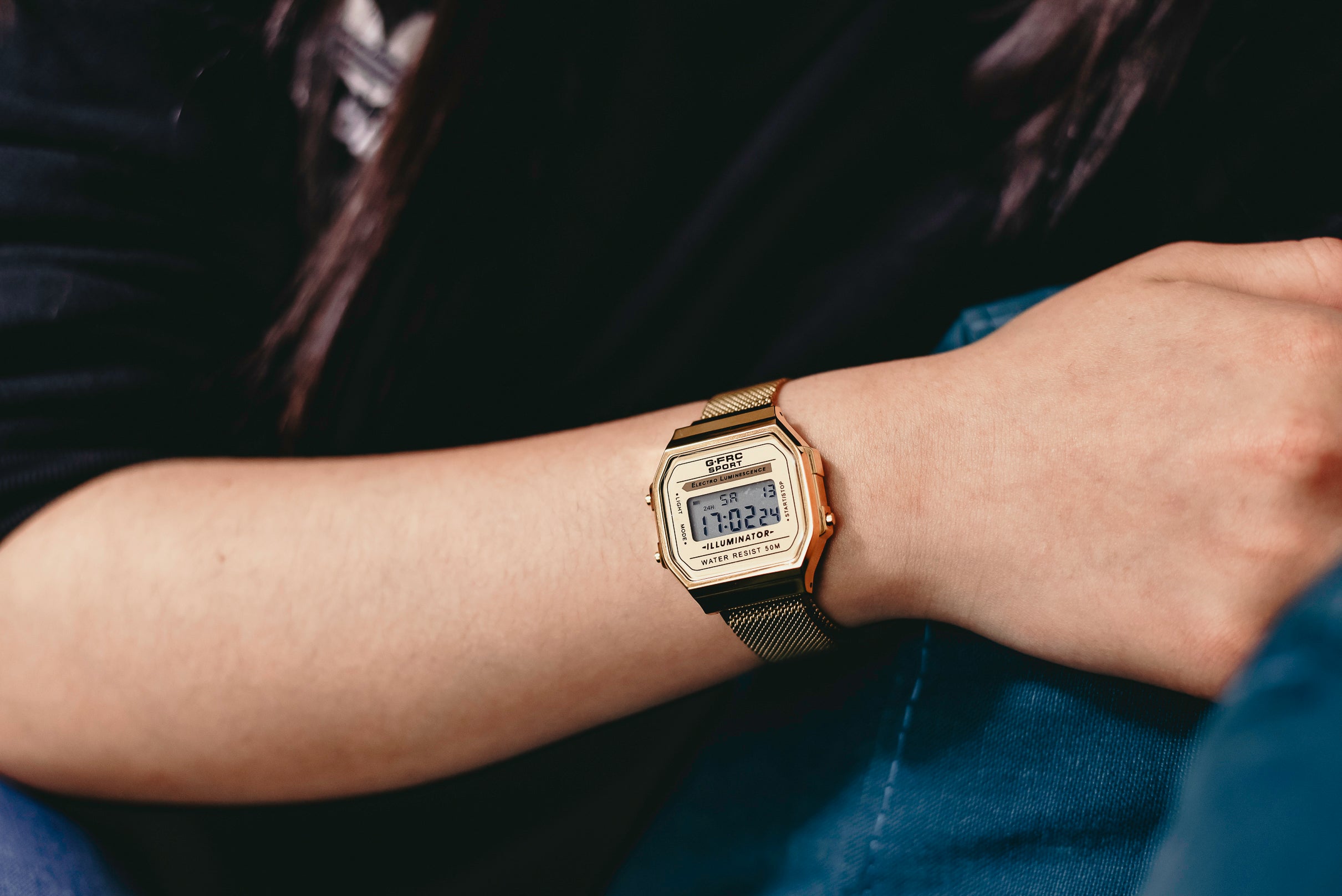 Reloj G-FORCE SPORT A19148M Unisex con pulso en malla imantada