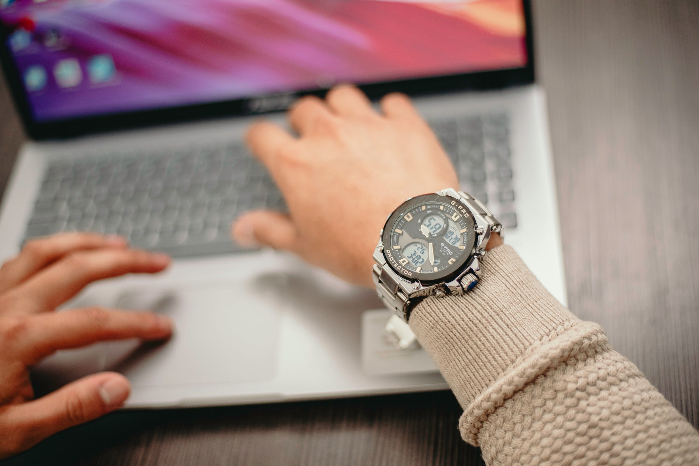 Reloj G-FORCE PLATINUM AL165 pulso metálico