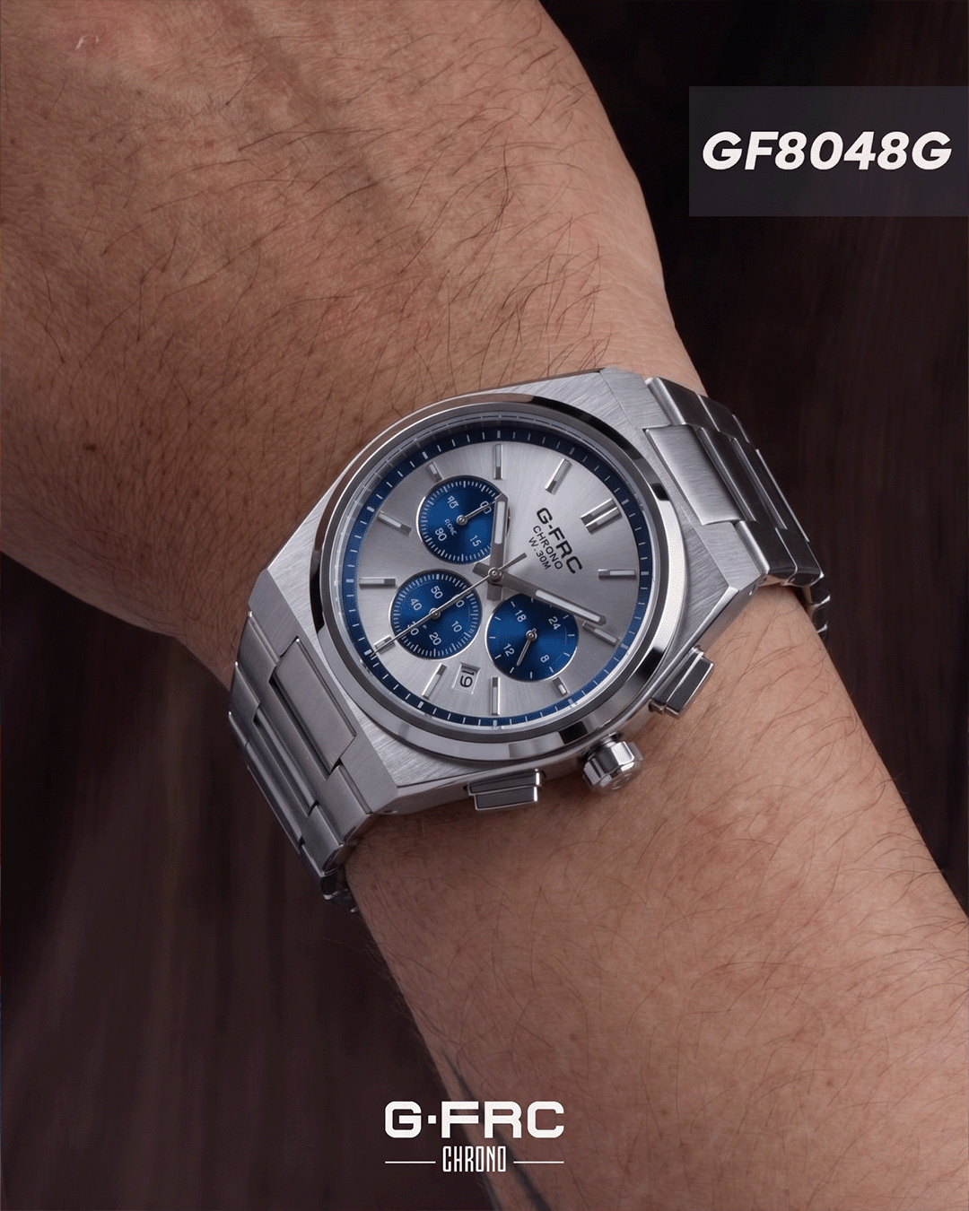 Reloj G-FORCE CHRONO GF8048 Pulso en Acero Inoxidable para hombre