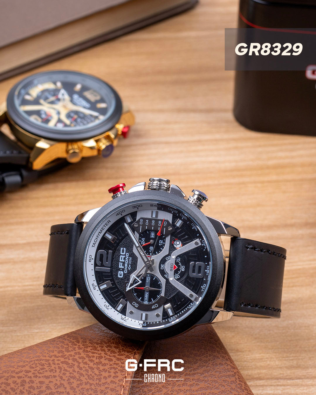 Reloj G-FORCE CHRONO GR8329 Pulso en Cuero para hombre