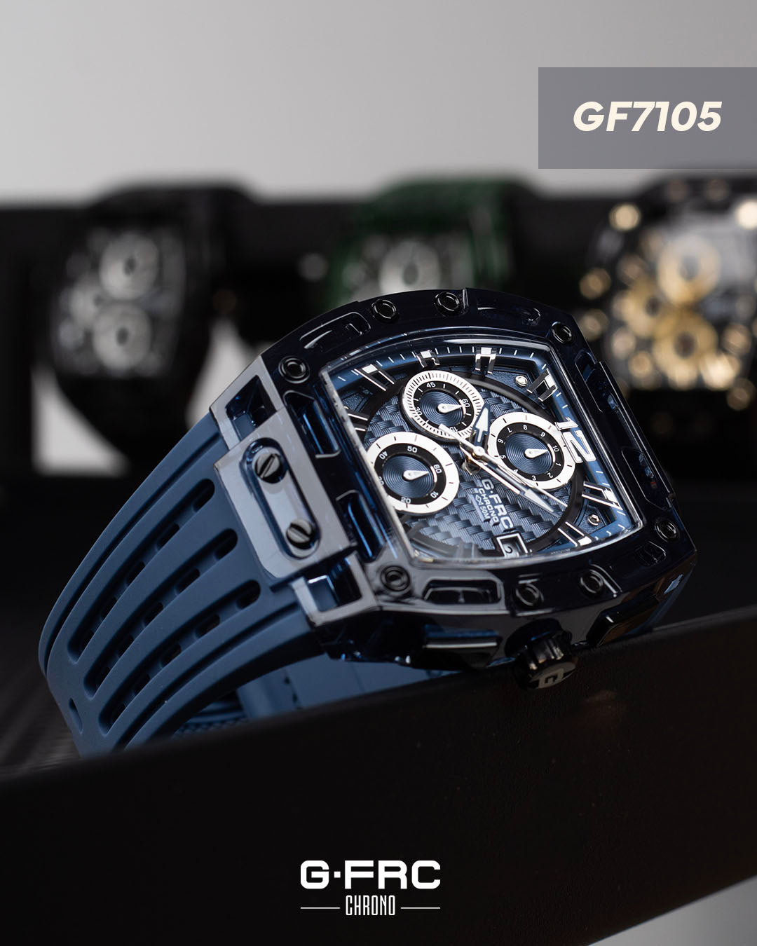 Reloj G-FORCE CHRONO GF7105 Pulso en Silicona para hombre