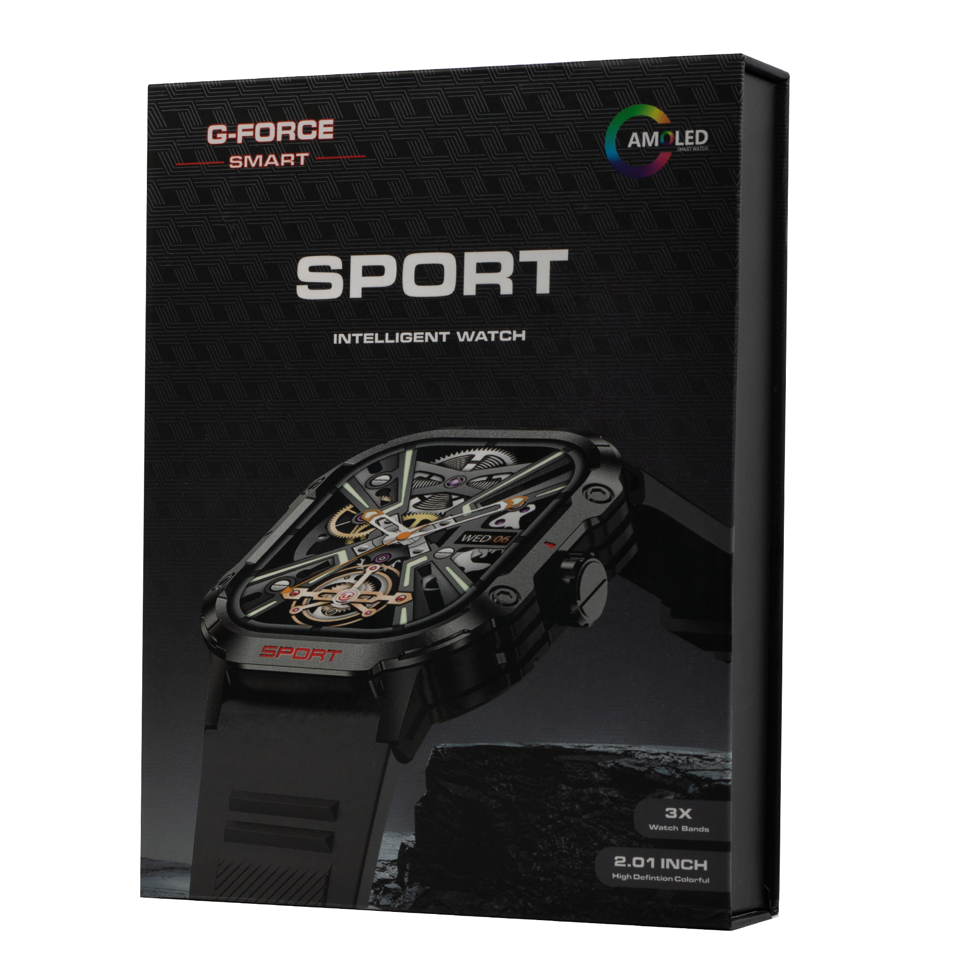 Reloj inteligente G-FORCE SMART GS-90 con tres pulsos para hombre