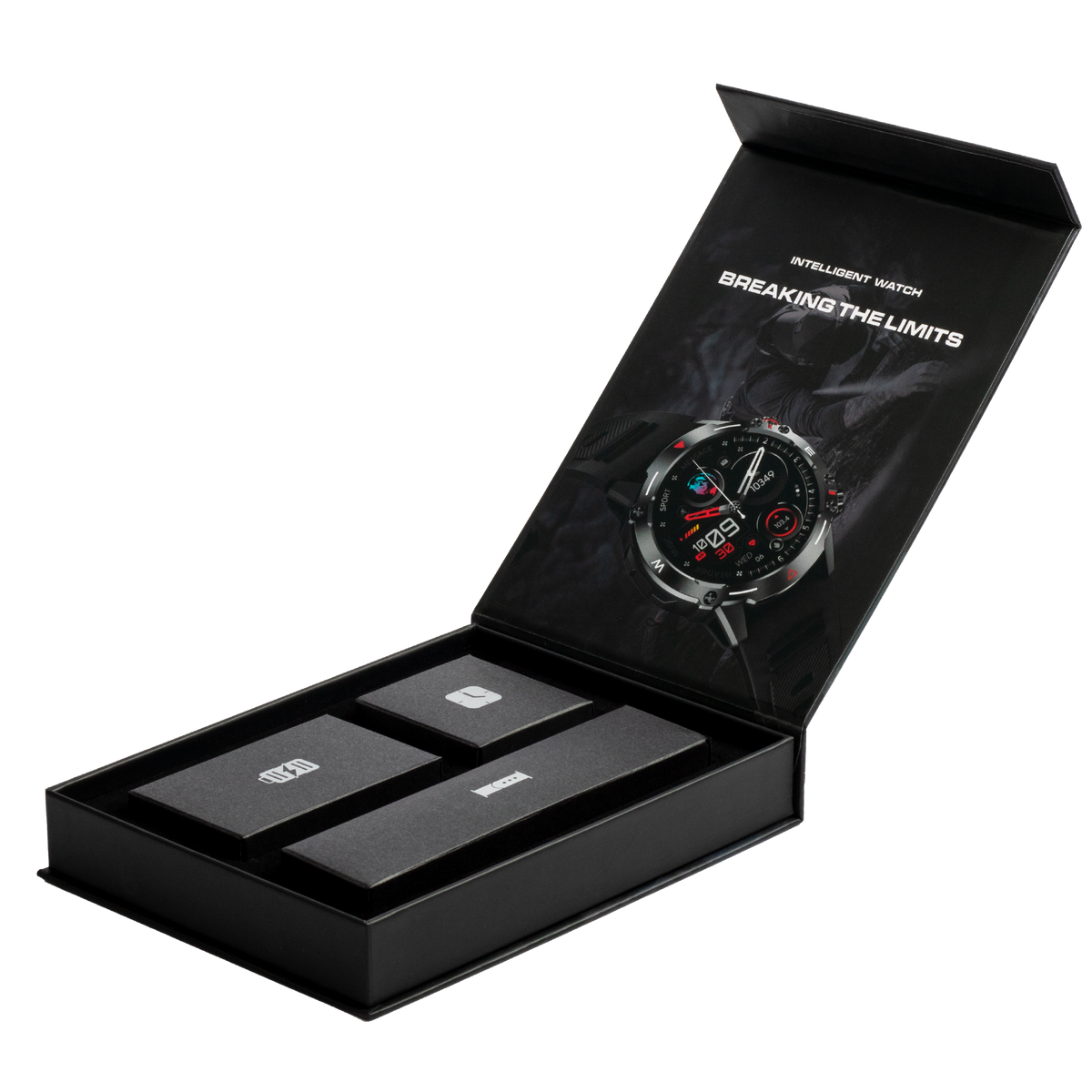 Reloj G-FORCE Smart GS-80 con tres pulsos para hombre
