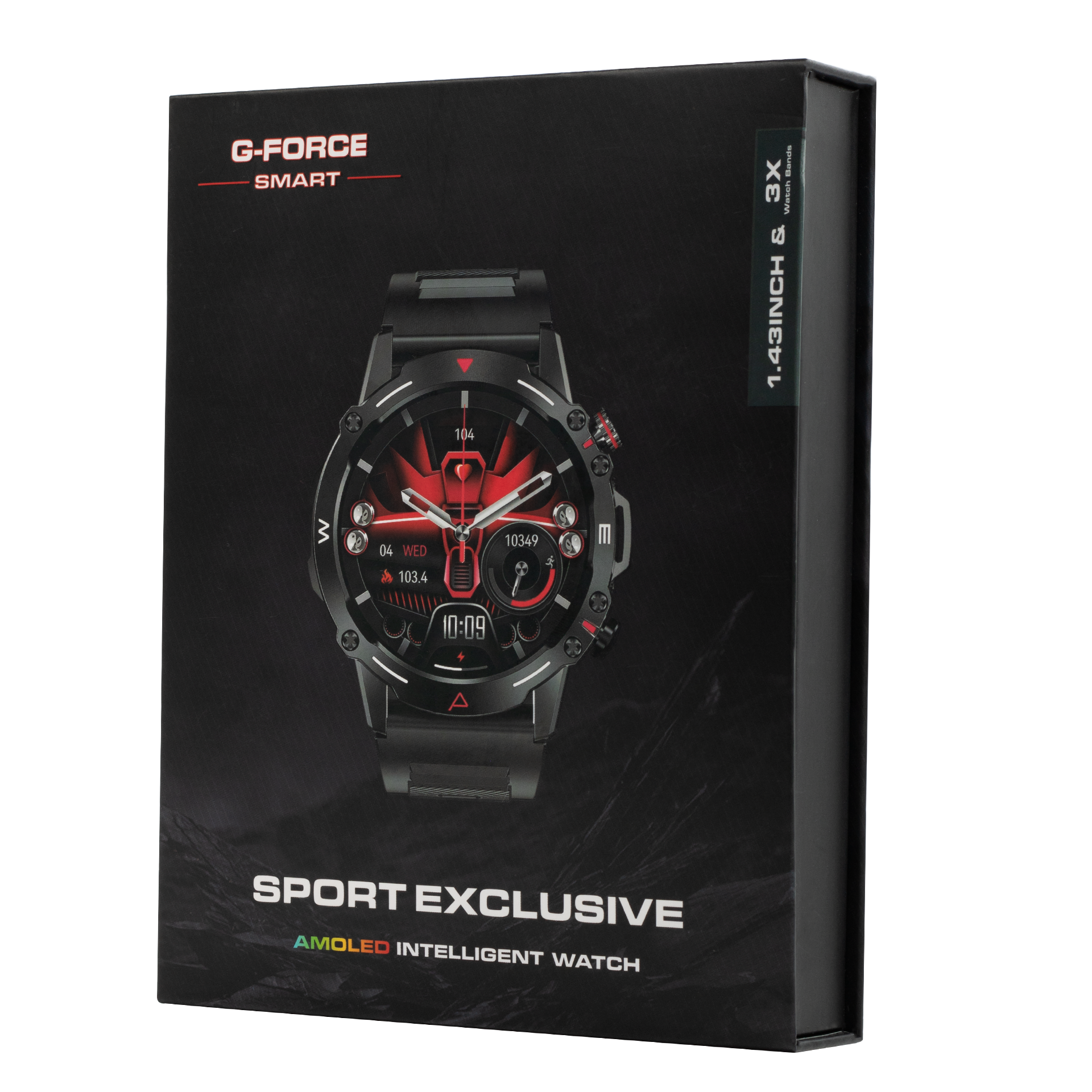 Reloj G-FORCE Smart GS-80 con tres pulsos para hombre