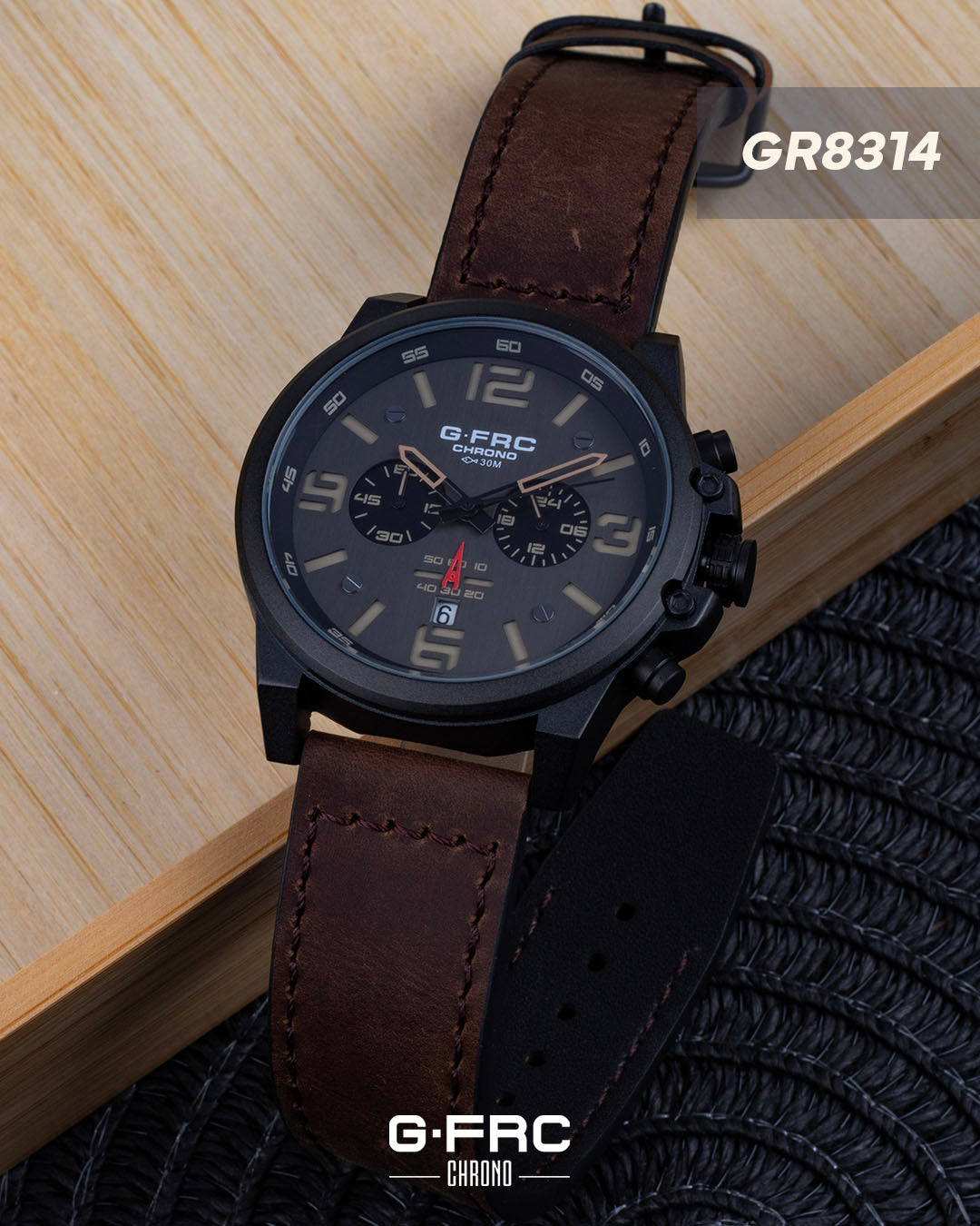 Reloj G-FORCE CHRONO GR8314 Pulso en Cuero para hombre