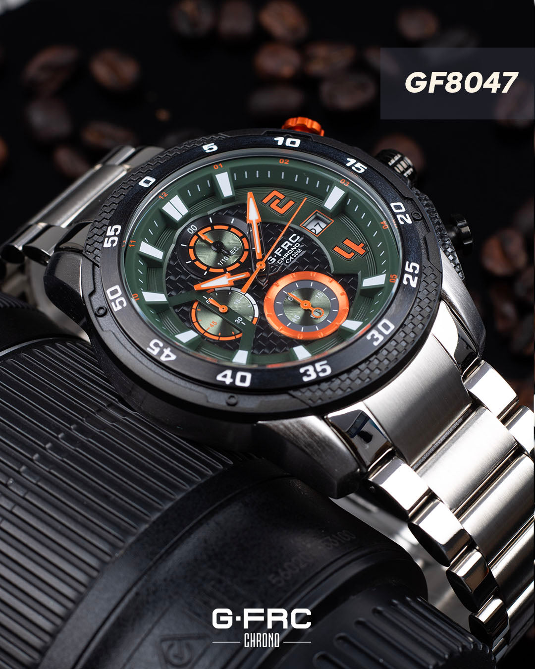 Reloj G-FORCE CHRONO GF8047 Pulso en Acero Inoxidable para hombre