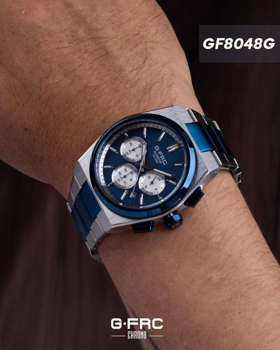 Reloj G-FORCE CHRONO GF8048 Pulso en Acero Inoxidable para hombre