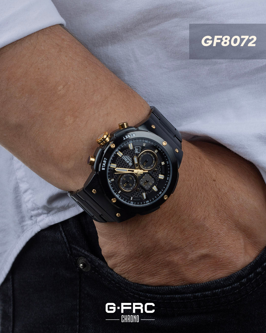 Reloj G-FORCE CHRONO GF8072 Pulso en Acero Inoxidable para hombre