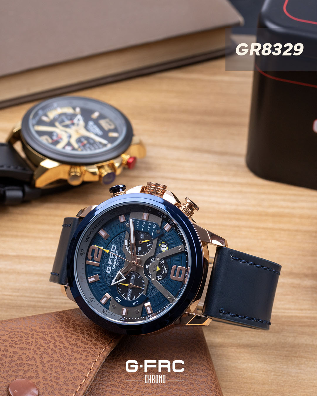 Reloj G-FORCE CHRONO GR8329 Pulso en Cuero para hombre