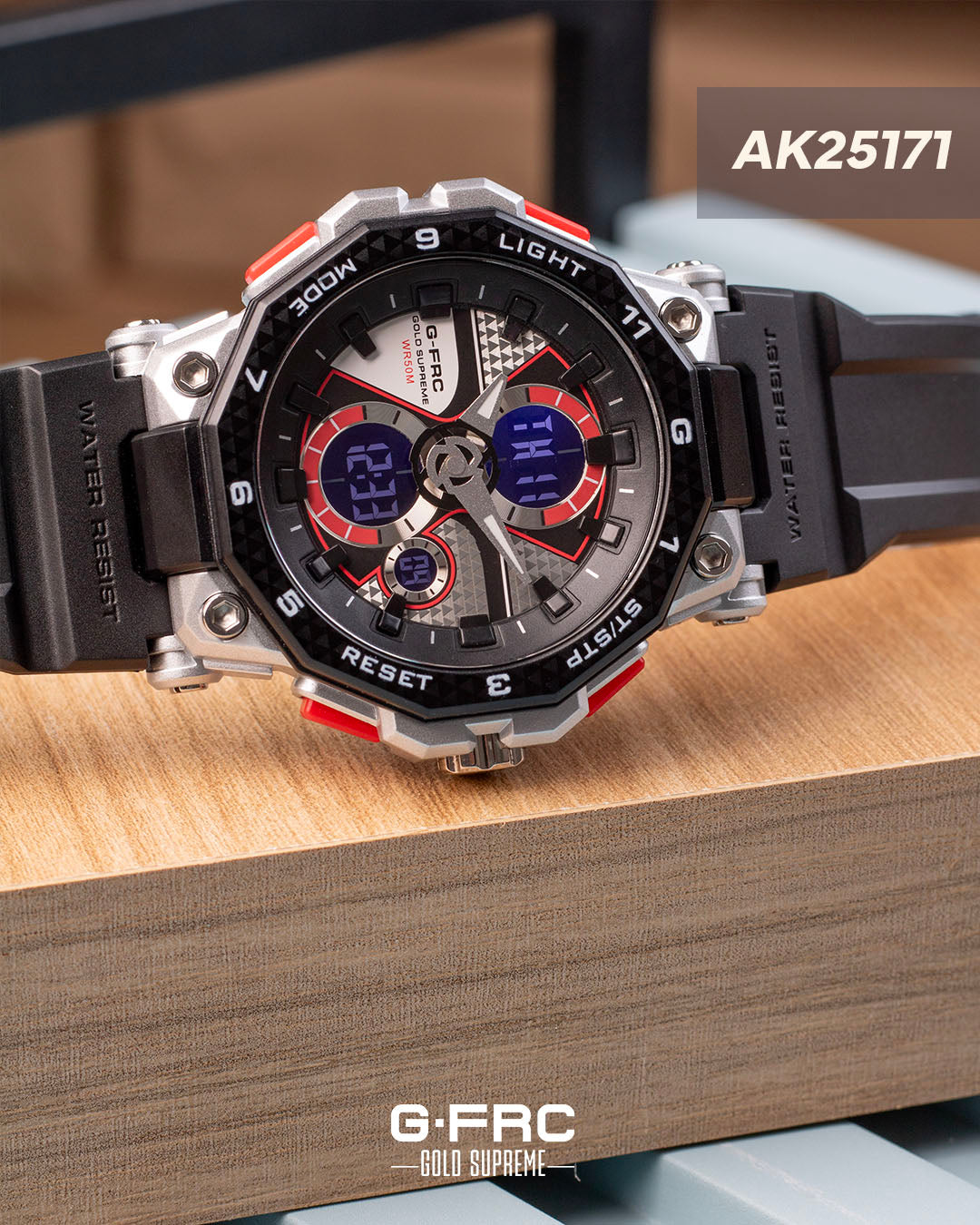 Reloj G-FORCE GOLD AK25171 Resina para hombre