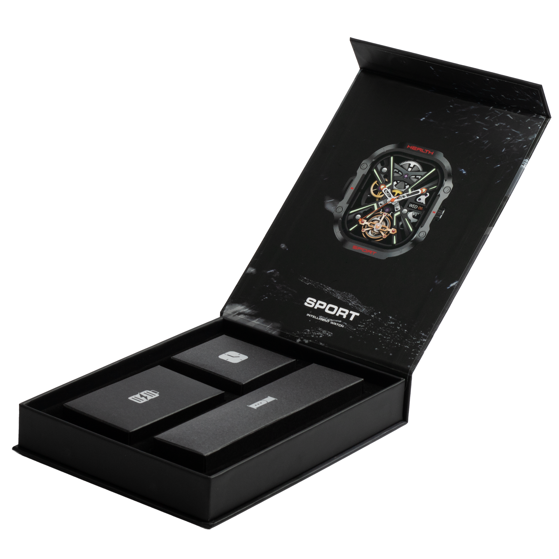Reloj inteligente G-FORCE SMART GS-90 con tres pulsos para hombre