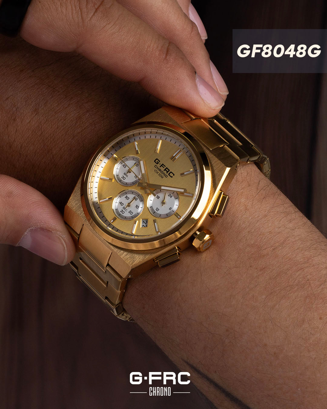 Reloj G-FORCE CHRONO GF8048 Pulso en Acero Inoxidable para hombre