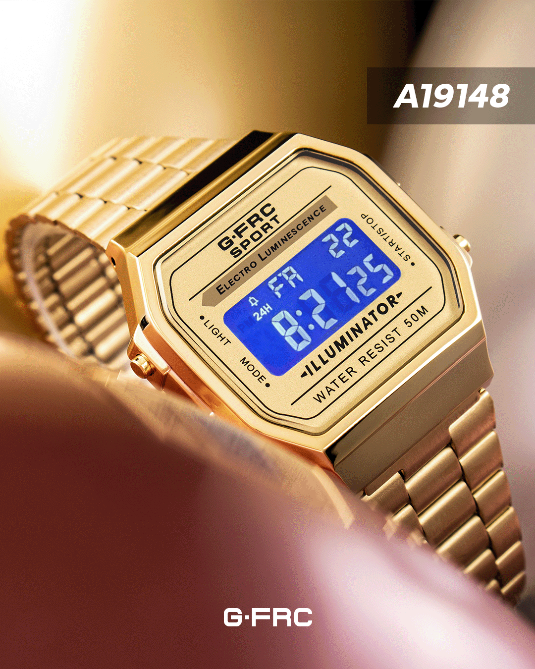 Reloj G-FORCE SPORT A19148 Unisex con pulso metálico