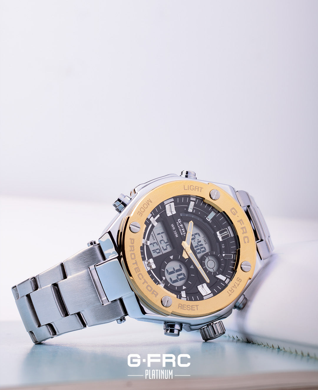 Reloj G-FORCE PLATINUM AL167 pulso metálico para hombre