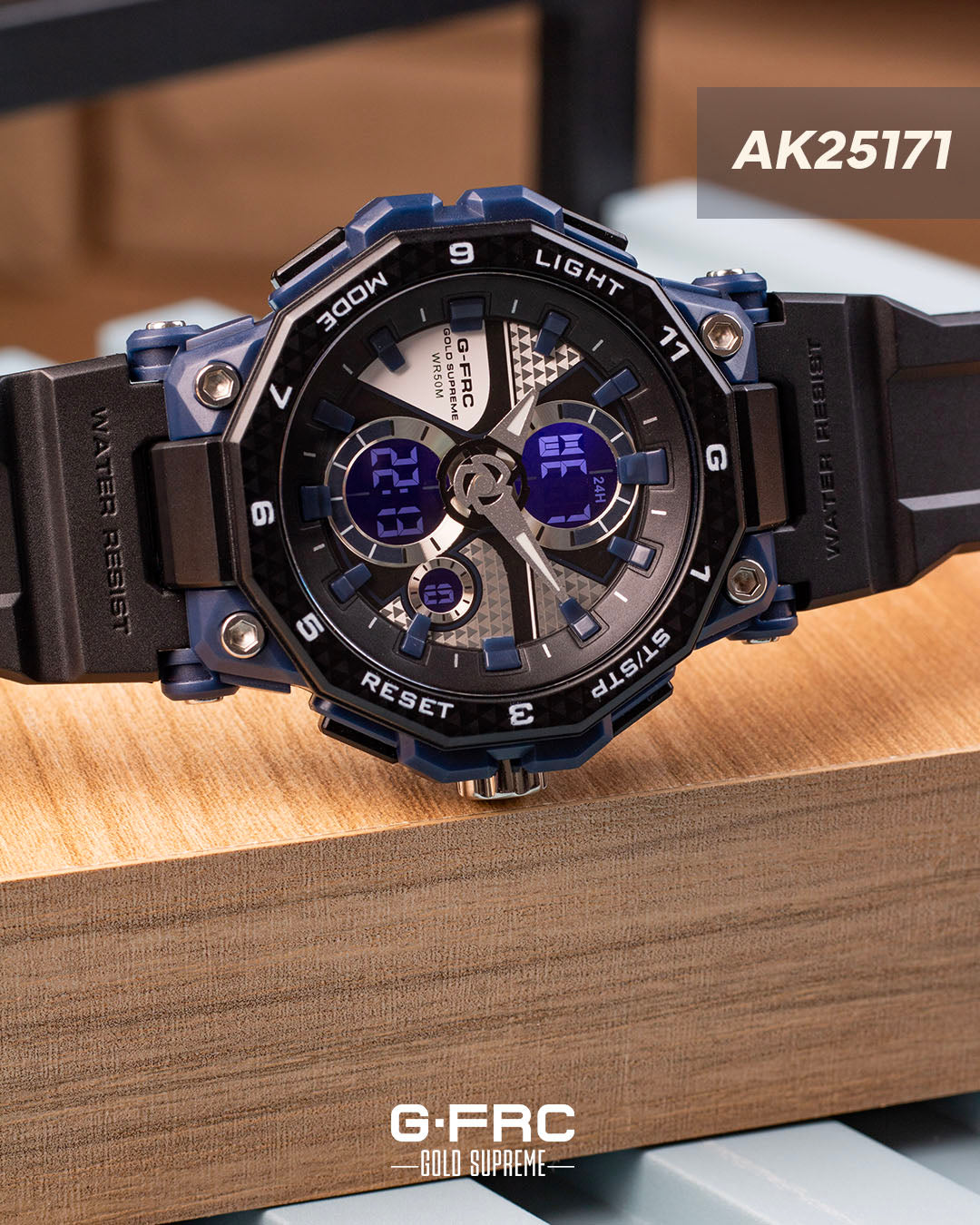 Reloj G-FORCE GOLD AK25171 Resina para hombre