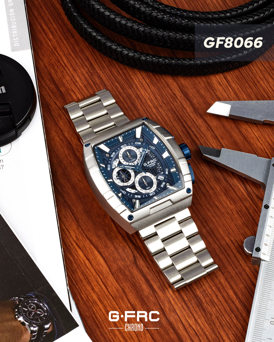 Reloj G-FORCE CHRONO GF8066 Pulso en Acero Inoxidable para hombre