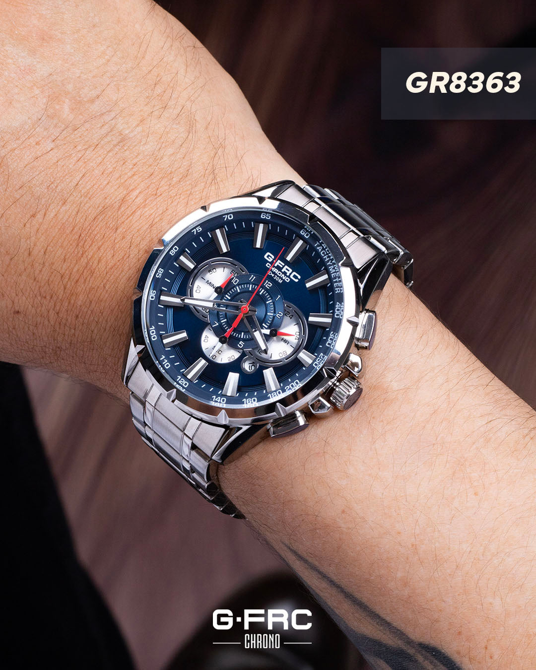 Reloj G-FORCE CHRONO GR8363 Pulso en Acero Inoxidable para hombre