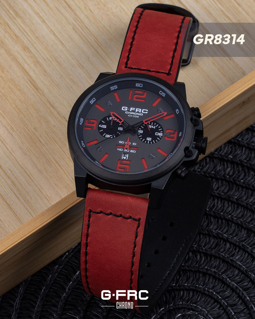 Reloj G-FORCE CHRONO GR8314 Pulso en Cuero para hombre