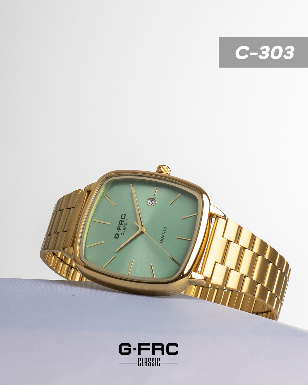 Reloj G-FORCE CLASSIC C303 con pulso inoxidable para hombre