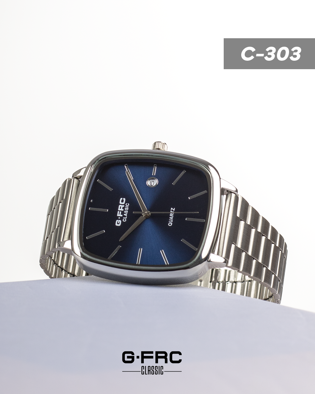 Reloj G-FORCE CLASSIC C303 con pulso inoxidable para hombre