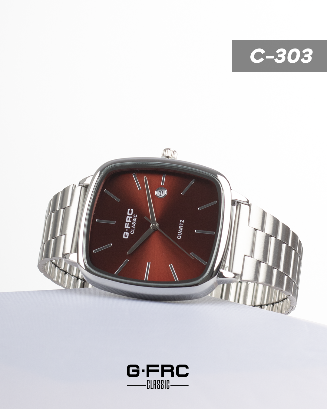 Reloj G-FORCE CLASSIC C303 con pulso inoxidable para hombre