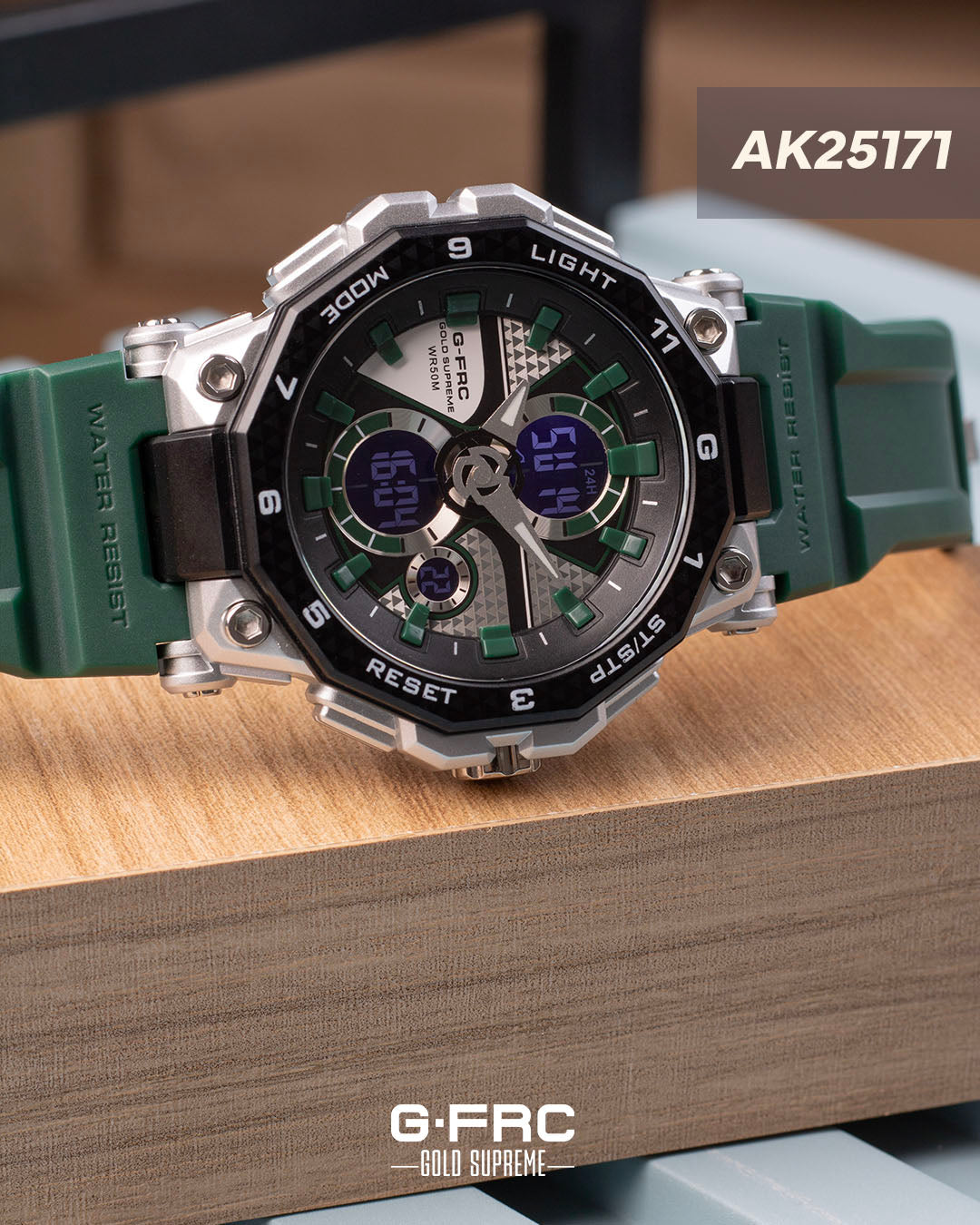 Reloj G-FORCE GOLD AK25171 Resina para hombre