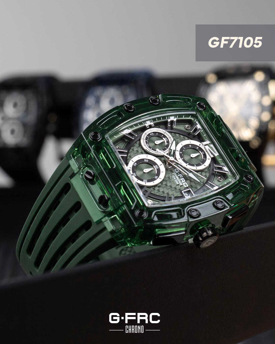 Reloj G-FORCE CHRONO GF7105 Pulso en Silicona para hombre