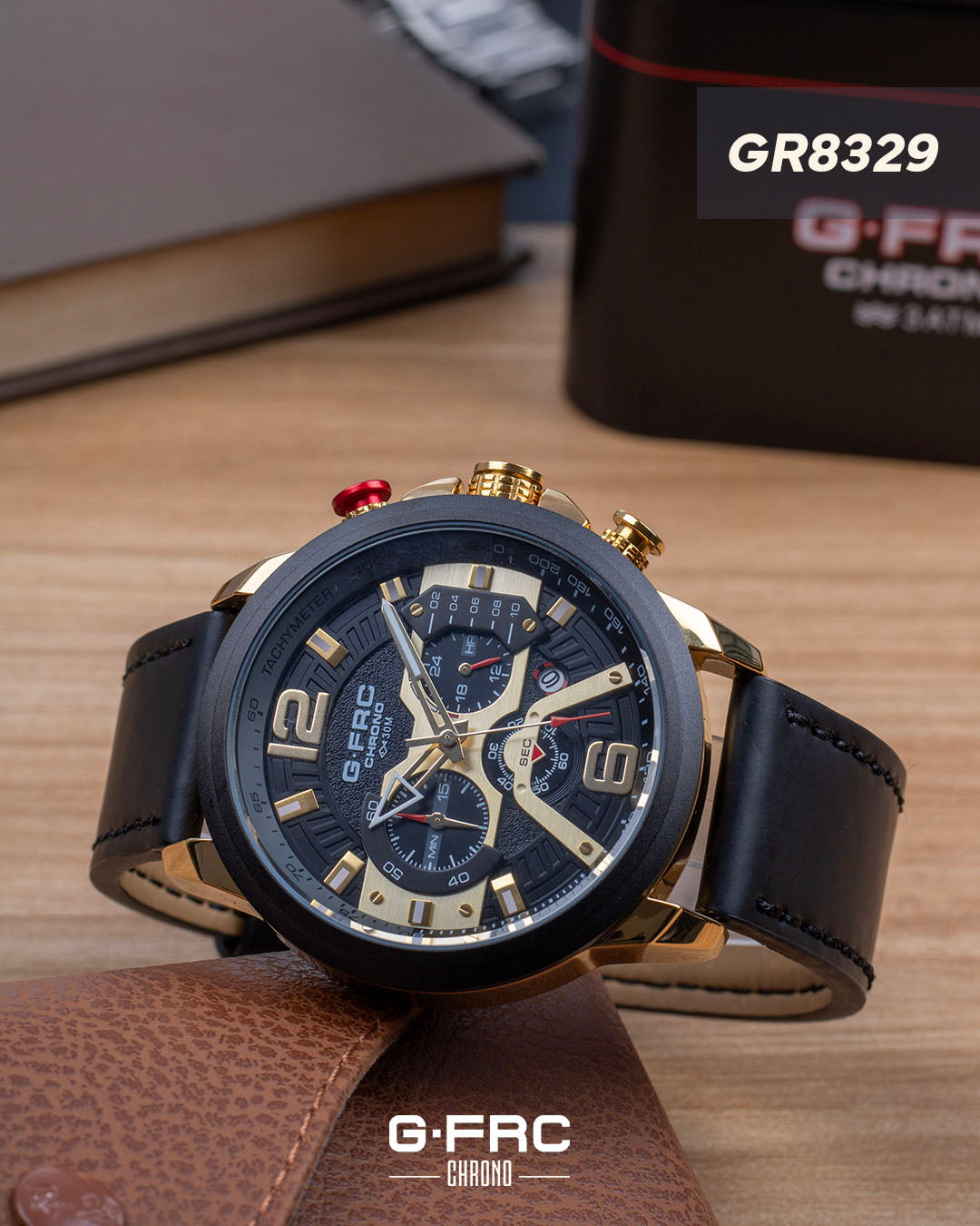 Reloj G-FORCE CHRONO GR8329 Pulso en Cuero para hombre