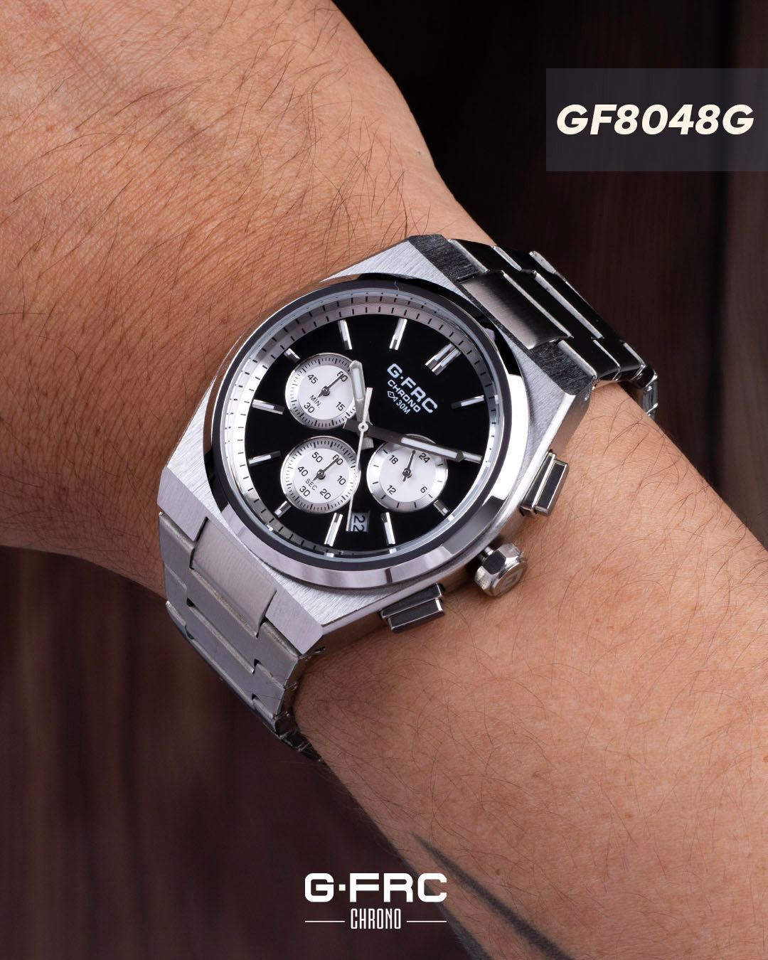 Reloj G-FORCE CHRONO GF8048 Pulso en Acero Inoxidable para hombre