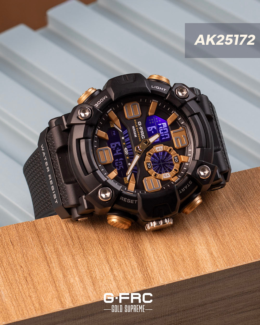 Reloj G-FORCE GOLD AK25172 Resina para hombre