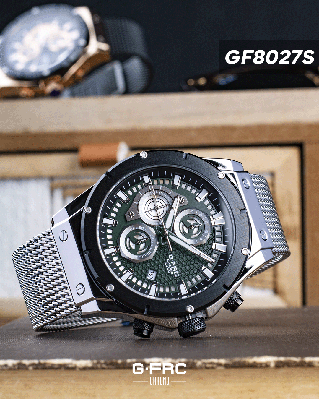 Reloj G-FORCE CHRONO GF8027 Pulso en Acero Inoxidable para hombre