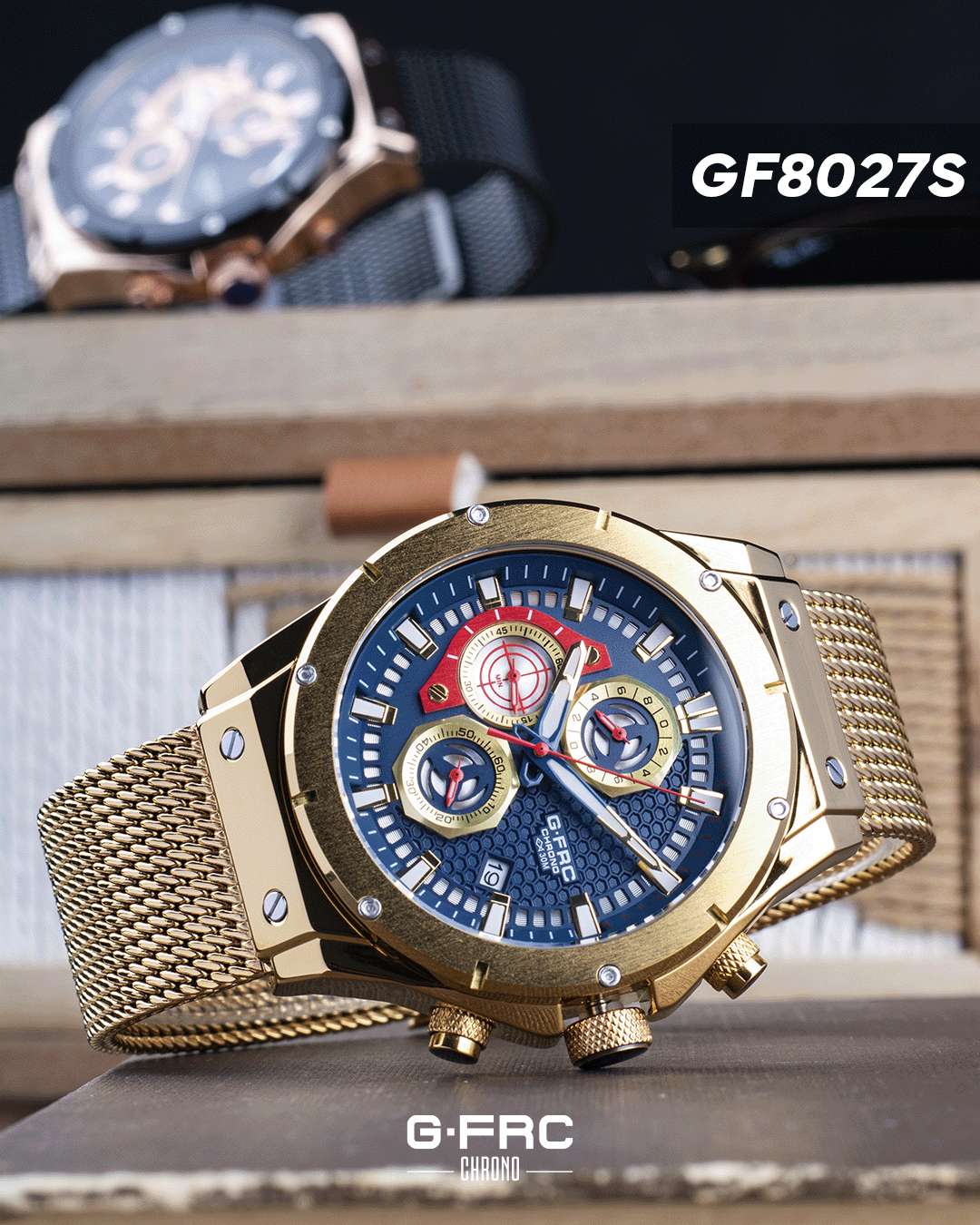Reloj G-FORCE CHRONO GF8027 Pulso en Acero Inoxidable para hombre