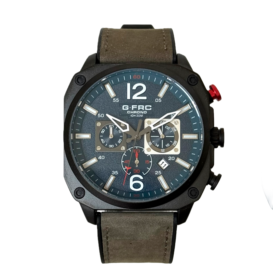 Reloj G-FORCE CHRONO GR8398 Pulso en Silicona y cuero para hombre