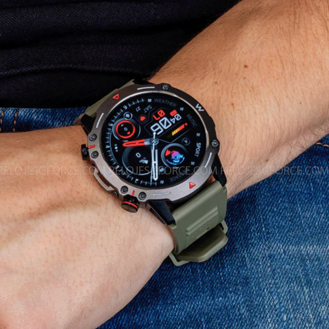Reloj G-FORCE Smart GS-80 con tres pulsos para hombre