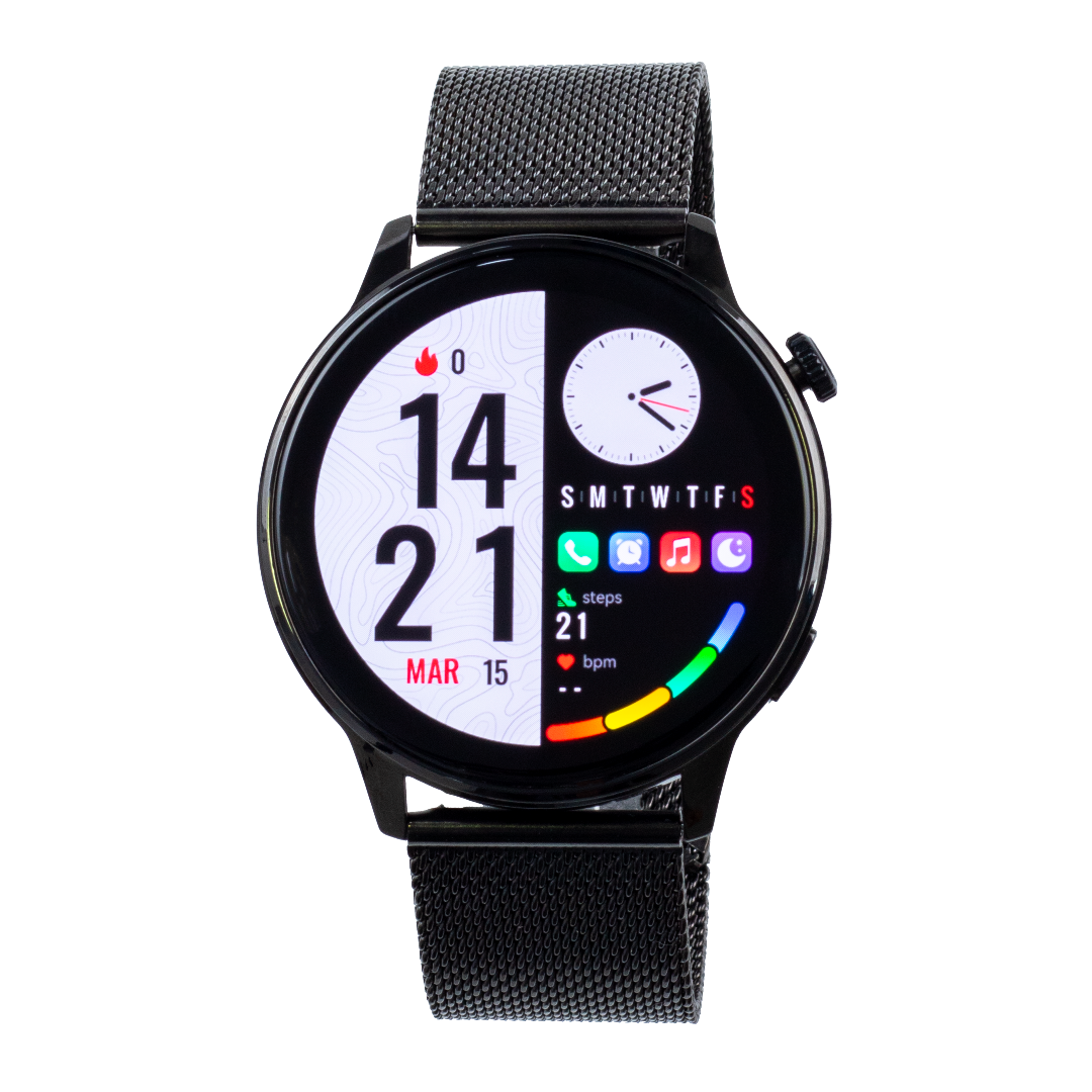 Reloj Inteligente para Hombre Extra Plano y 3 Pulsos Intercambiables | GS-120 G-FORCE